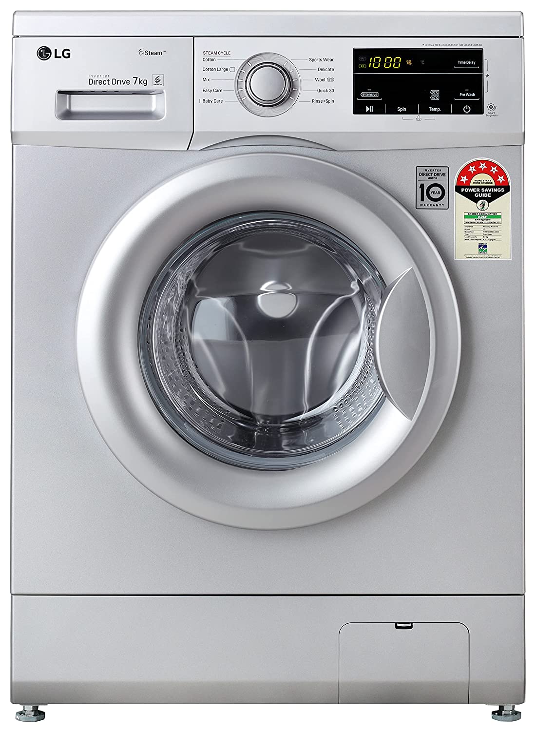 LG 7 Kg Inverter Touch Control Front Load Washing Machine