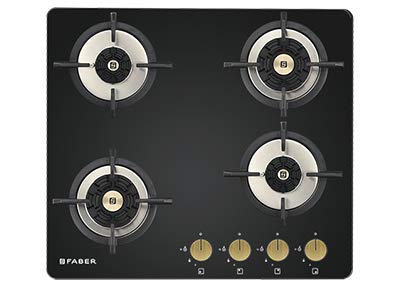 Faber 4 Brass Burner Hob/Hobtop