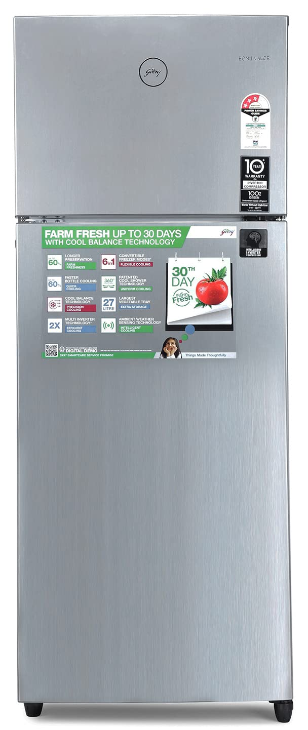 Godrej 265 L Inverter Frost-Free Double Door Refrigerator