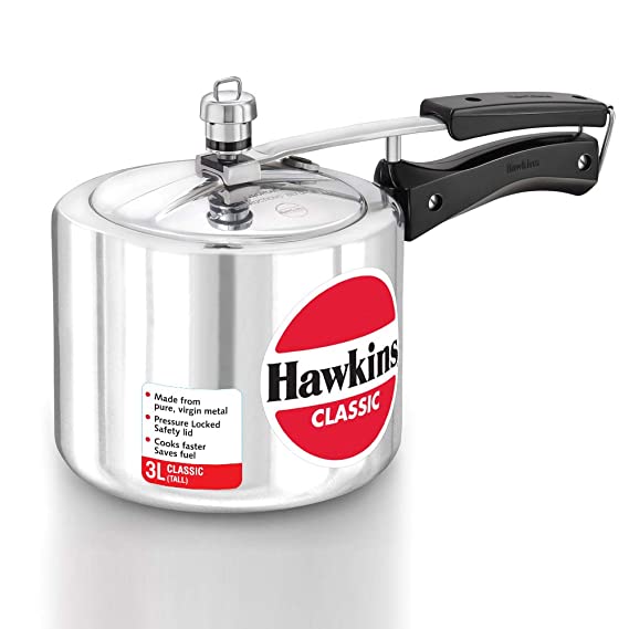 Hawkins Classic Aluminium Inner Lid Pressure Cooker