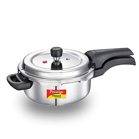 Prestige Svachh Deluxe Alpha 3.0 Litre Stainless Steel Outer Lid Pressure Cooker