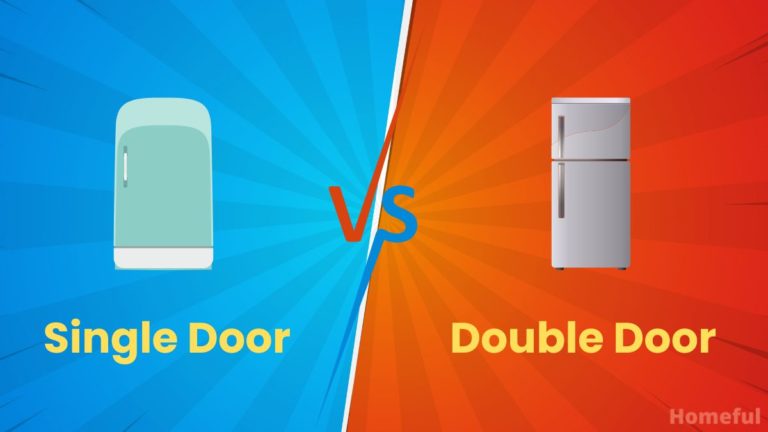 single door vs double door refrigerator