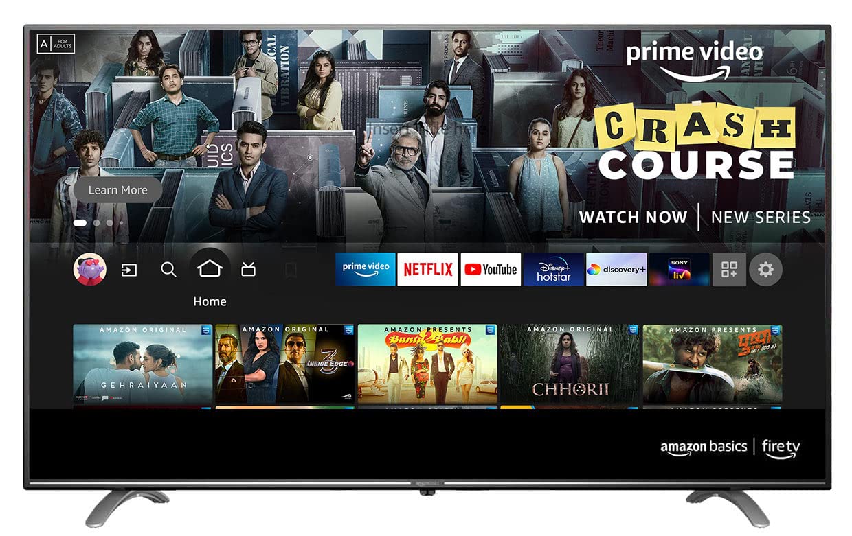 AmazonBasics 50 inches HD Smart LED Fire TV