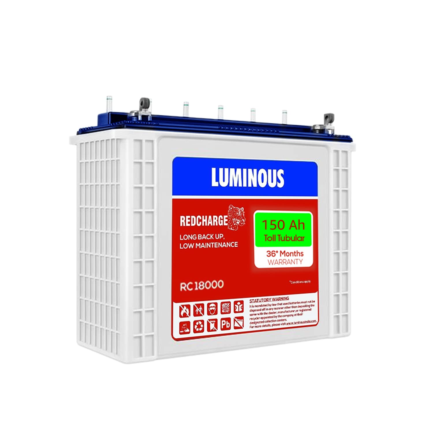 Luminous Red Charge RC 18000 150 Ah