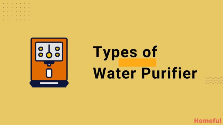 types of water purifier