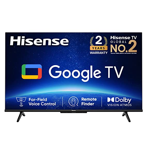 Hisense 75 inches Bezelless Series Smart LED Google TV
