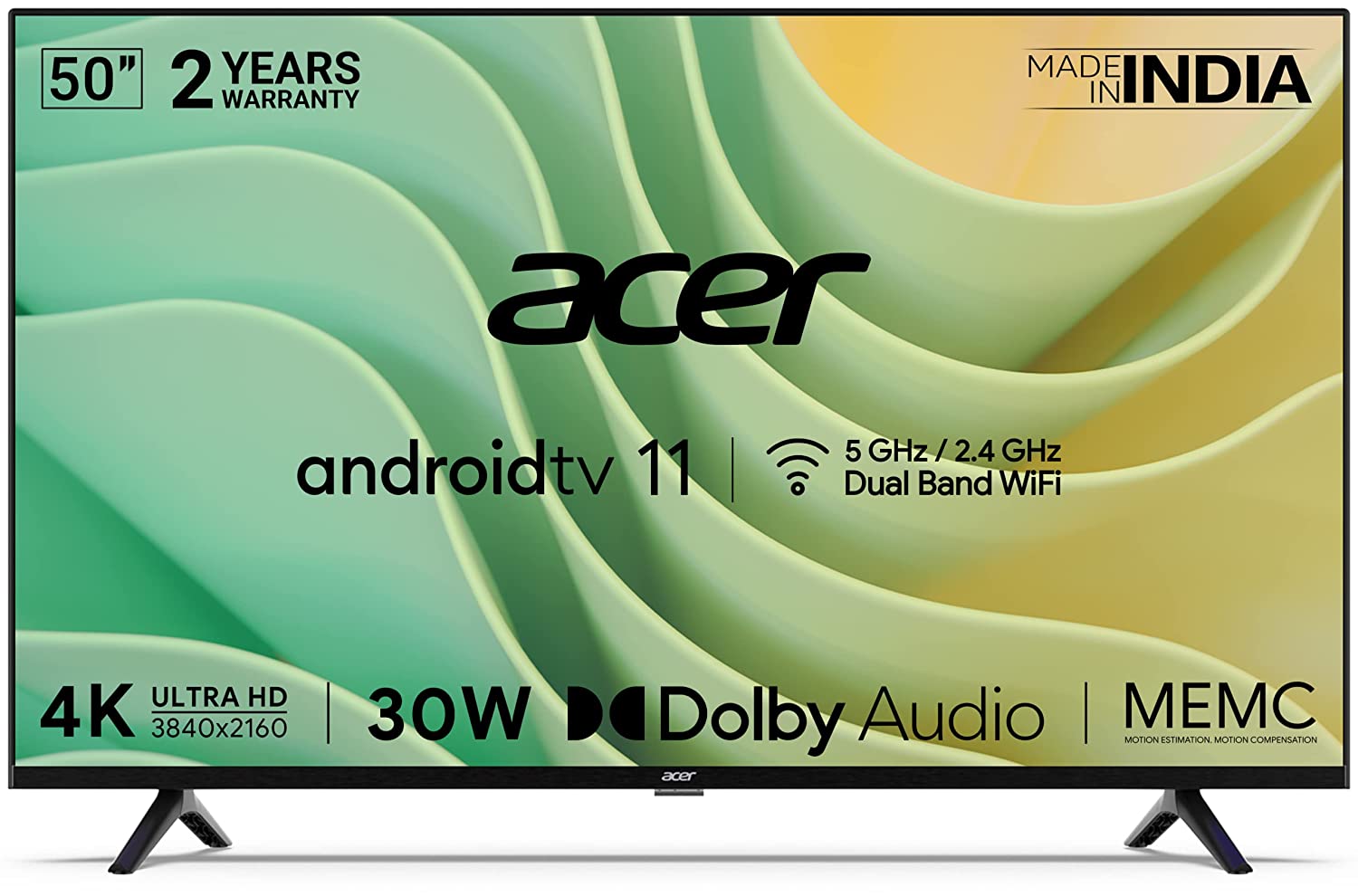 Acer 50 inches I Series 4K Android Smart LED TV
