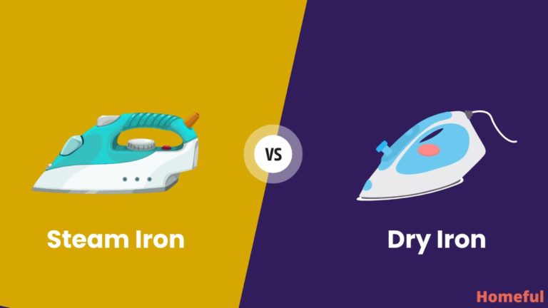 steam iron vs dry iron